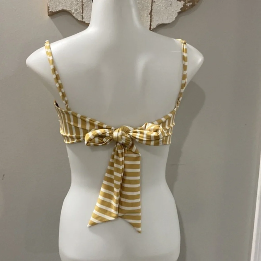 NWOT! Skin by Same Golden Stripe‎ Bikini Top